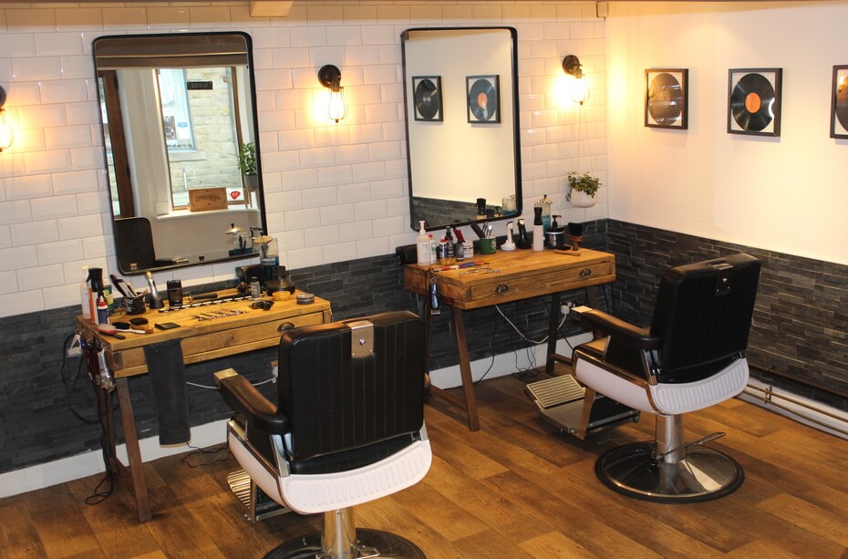 Slate Barbers Shop in Ramsbottom